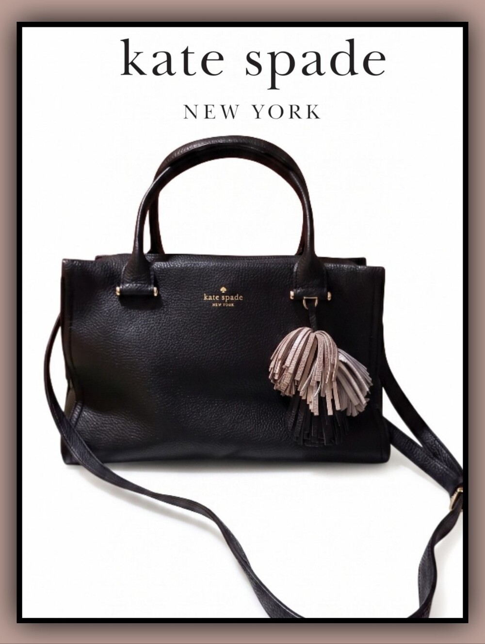Kate Spade Black Palmer Drive Maryam Satchel LIKE NEW!
